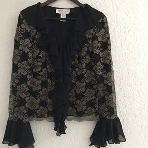 VICTOR COSTA BLOUSE    SIZE M